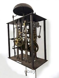 Antique French Comtoise Clock Movement