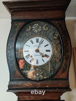 Antique French Comtoise Longcase Clock