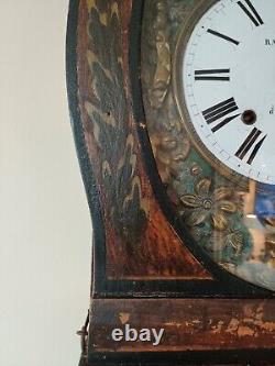 Antique French Comtoise Longcase Clock