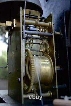 Antique Grandfather Clock, 8-Day, Restored Movement