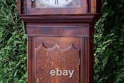 Antique Grandfather Clock, 8-Day, Restored Movement