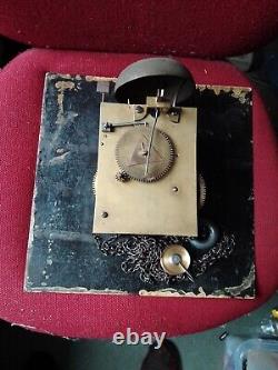 Antique Grandfather Clock Dial and Movement