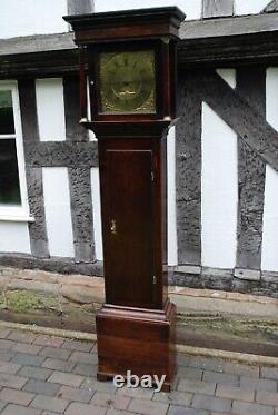 Antique Grandfather Clock by'Thomas Stripling of Ilkeston'. Full Working Order