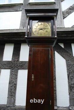 Antique Grandfather Clock by'Thomas Stripling of Ilkeston'. Full Working Order