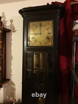 Antique Gustave Becker Grandfather Clock