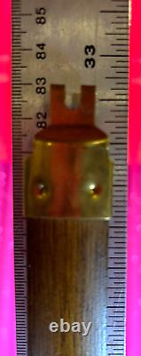 Antique Howard Miller Wooden Grandfather Clock Pendulum 32 5/8 with 5.5 Bob