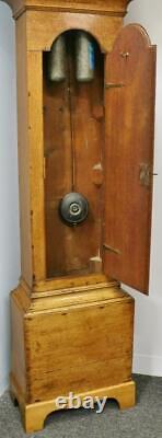 Antique John Startudge 8 Day Strike Solid Golden Oak Grandfather Longcase Clock
