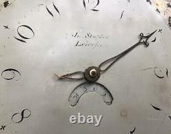 Antique Long Case Clock Face with Movement + Movement by James Staples
