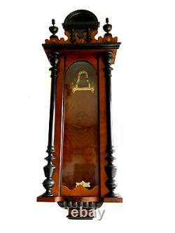 Antique Long Case Wall Clock Case, Germany 1900s