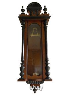 Antique Long Case Wall Clock Case, Germany 1900s