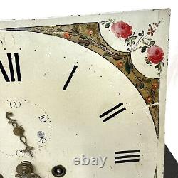 Antique Longcase / Grandfather Clock Dial And Movement ALKER WIGAN