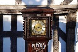 Antique Longcase Grandfather Clock by Peter Clare of Manchester, Working Order