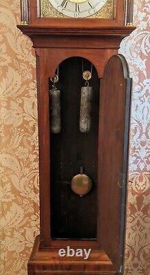 Antique Mahogany Longcase Clock C. Gowland Sunderland