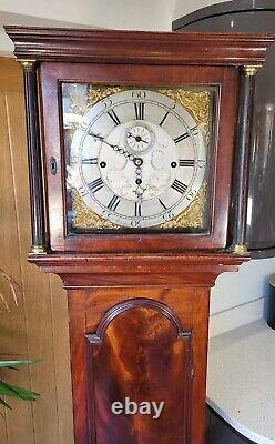 Antique Musical 8 Bells Longcase Grandfather Clock Morgan Leominster