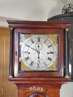 Antique Musical 8 Bells Longcase Grandfather Clock Morgan Leominster