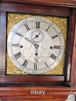 Antique Musical 8 Bells Longcase Grandfather Clock Morgan Leominster