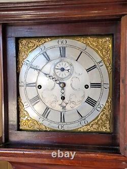 Antique Musical 8 Bells Longcase Grandfather Clock Morgan Leominster