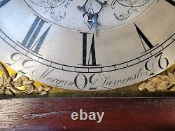 Antique Musical 8 Bells Longcase Grandfather Clock Morgan Leominster