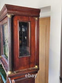 Antique Musical 8 Bells Longcase Grandfather Clock Morgan Leominster