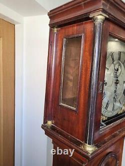 Antique Musical 8 Bells Longcase Grandfather Clock Morgan Leominster