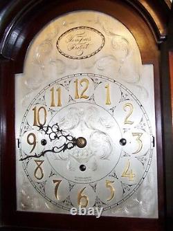 Antique Musical Chiming Mahogany Longcase Grandfather Clock LISTER & SONS