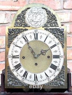 Antique Musical Westminster Quarter Chiming Mahogany Longcase Grandfather Clock