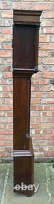 Antique Oak 30 Hour Grandfather Longcase Clock By Houghton Of Chorley