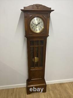 Antique Oak Grandmother Clock