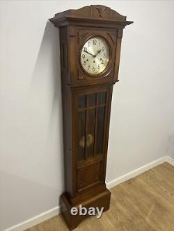 Antique Oak Grandmother Clock