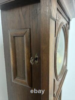 Antique Oak Grandmother Clock