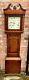 Antique Oak & Mahogany Banded Longcase Grandfather Clock 30 Hour SHIPLEY DERBY