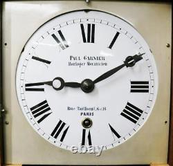 Antique Paul Garnier Oak Pin Wheel Jeweller Regulator Grandfather Longcase Clock