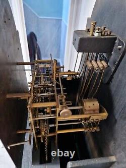 Antique Peerless Embee Grandfather Clock For Restoration