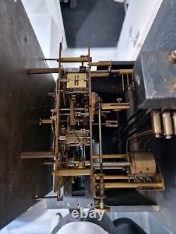 Antique Peerless Embee Grandfather Clock For Restoration