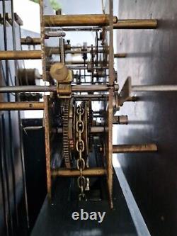 Antique Peerless Embee Grandfather Clock For Restoration