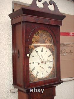 Antique Scottish Grandfather / Longcase Airdrie Clock (fair Maid Of Perth)