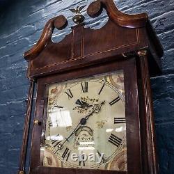 Antique Vintage William Terry Grandfather Clock