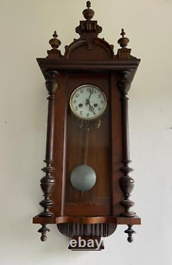 Antique Wall Clock, Germany 1900s for repairs