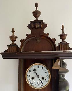 Antique Wall Clock, Germany 1900s for repairs