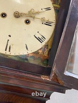 Antique Wooden Longcase 8 Day Grandfather Clock GC (AN 4148)