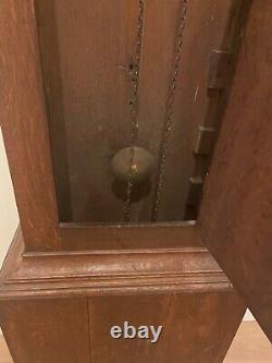 Antique bates of market harborough chiming/working grandfather clock