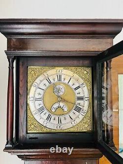 Antique longcase Grandfather Clock by John Wyld