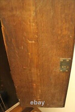 Antique longcase clock John Nicholas Daventry 1805 30hr mahogany oak inlay case