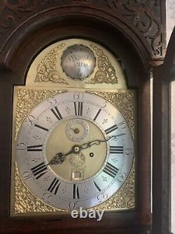 Antique longcase grandfather clock