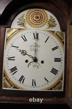 Antique oak mahogany 8 day George III Longcase Clock Abbott Derby 1821