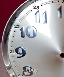 Art Deco Grandfather Clock Face & Movement + Weights/Pendulum/Chimes DRP 554626