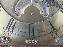 Baddely of Tong 11 inch brass dial with movement