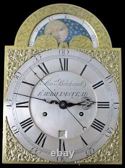 Beautiful Antique Longcase Clock C1740s. Bucknall Berkhamsted. Lacquer. Ctr Secs