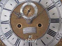 Benjamin Lark, Waltham Abbey 8 day 1750 LONGCASE CLOCK DIAL+move 12 inch