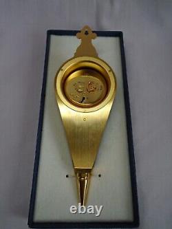 Boxed Vintage & Rare Jaeger Lecoultre Soufflet (fan) Timepiece In Excellent Cond
